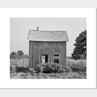 Abandoned Farmhouse, 1939. Vintage Photo Posters and Art